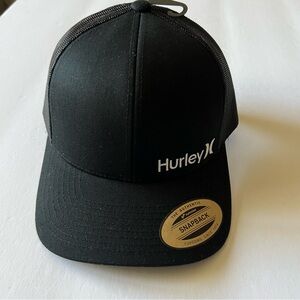 HURLEY MENS SNAPBACK CAP OS BLACK NEW